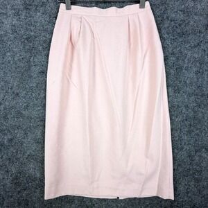 Sassco Pencil Skirt Womens 4 Pink Vintage Career Office Chic 80s 90s Straight